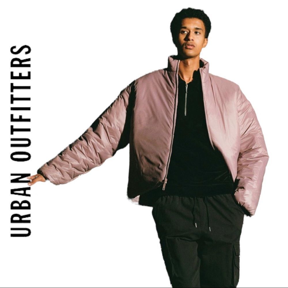 NEW Urban Outfitters UO Standard Cloth Channeless Puffer Jacket S L XL